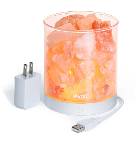 8. Levoit Cora Natural Himalayan Salt Lamp