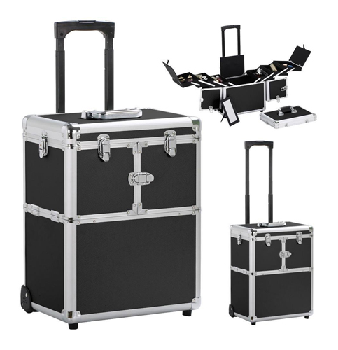 5. Yaheetech Pro Cosmetic Train Case