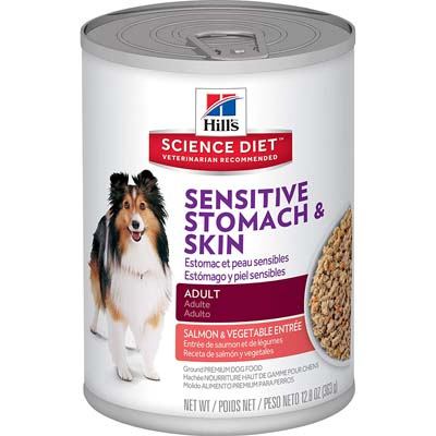 2. Hill’s Science Diet Adult Sensitive Stomach & Skin Dog Food