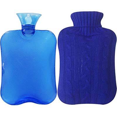 1. Attmu Blue 2 Liter Hot Water Bottle