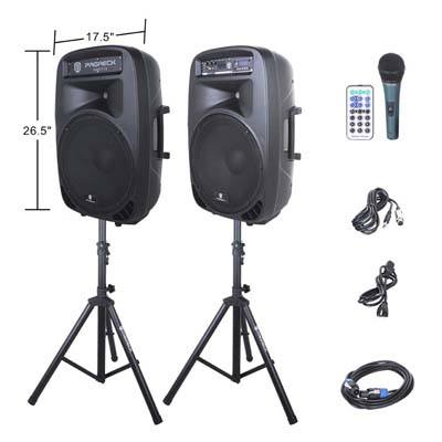 2. PRORECK PARTY 15 Portable 15-Inch Woofer
