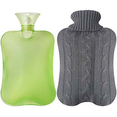 4. Attmu Green 2 Liter Hot Water Bottle