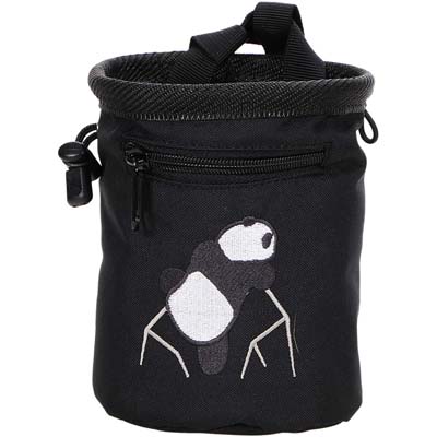 5. AMC Panda Embroidered Chalk Bag w/ Zip Pocket