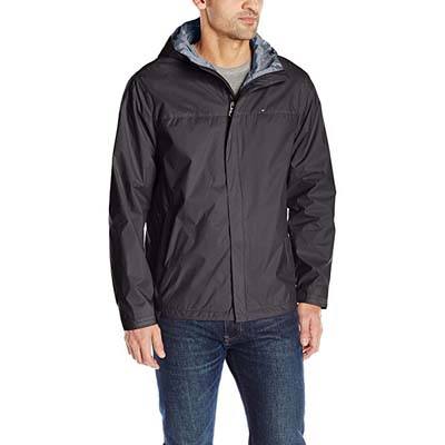 7. Tommy Hilfiger Men’s Waterproof Hooded Jacket