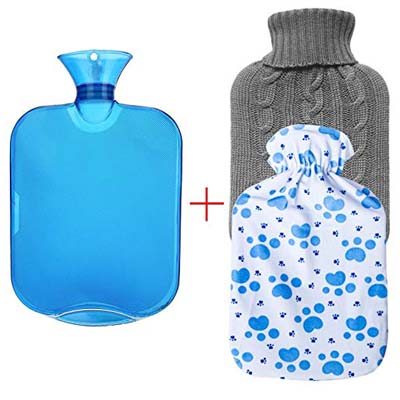 2. All one tech Blue Rubber Hot Water Bottle