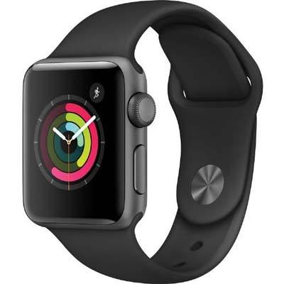 10. Apple Watch Series 2 with Black Sport Band
