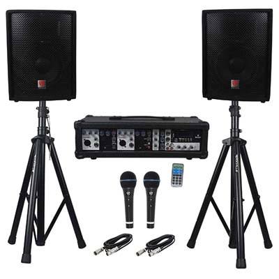 8. Rockville RPG2X15 Package PA System