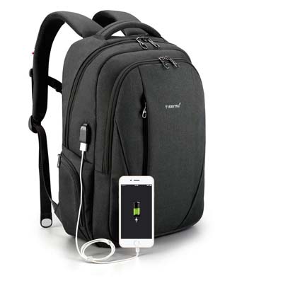 10. TIGERNU Slim Business Laptop Backpack