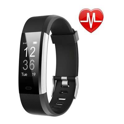 1. LETSCOM Fitness Tracker HR (Black)