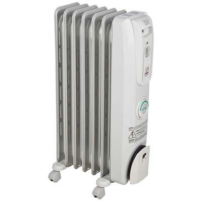 1. DeLonghi 1500W Portable Oil-Filled Radiator (EW7707CM)