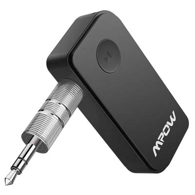 2. Mpow Portable Bluetooth 4.1 Car Adapter