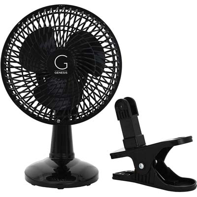 2. Genesis 6-Inch Clip-On Fan