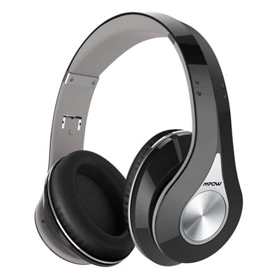 4. Mpow 059 Bluetooth Headphones Over Ear (3 black - grey)