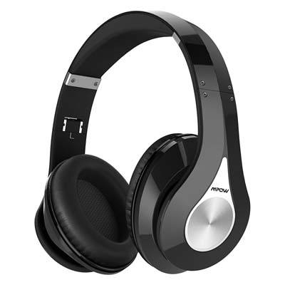 3. Mpow 059 Bluetooth Headphones Over Ear (2 Black)