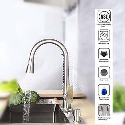 5. LUTAVOY Kitchen Faucet with Sprayer