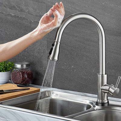 4. badiJum Touch Activated Kitchen Faucet