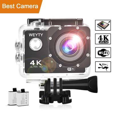 10. weyty X6S 4K Waterproof Action Camera