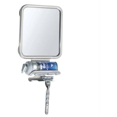 7. InterDesign Forma Suction Shower Shaving Mirror