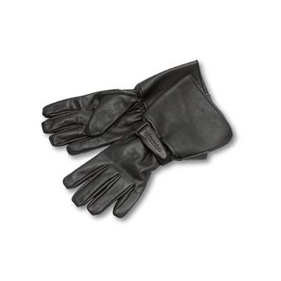 4. Milwaukee Motorcycle Clothing Men’s Leather Gauntlet Riding Gloves