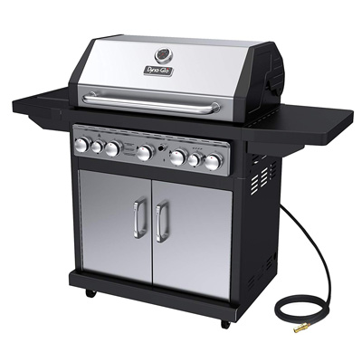 10. Dyna-Glo Black and Stainless Gas Grill