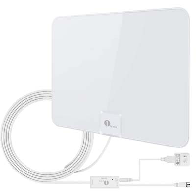 2. 1byone 50 Miles Amplified HDTV Antenna