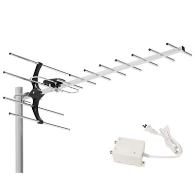 5. 1byone 150 Miles Outdoor/Roof HDTV Antenna