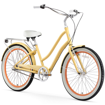 6. Sixthreezero Women’s Step-Through Hybrid Bikes