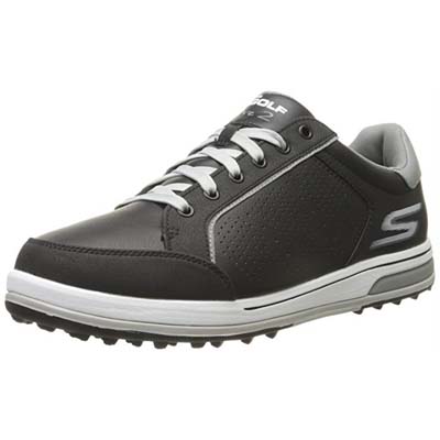 black waterproof golf shoes