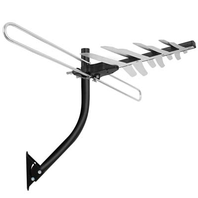 8. 1byone Amplified Outdoor HDTV Antenna, Mounting Pole