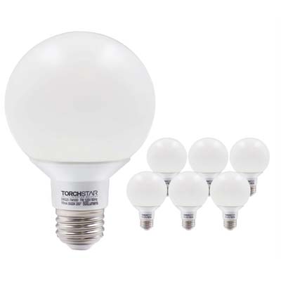 4. Torchstar G25 Globe LED Bulbs