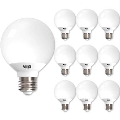 2. Sunco 10-Pack LED Light Bulbs