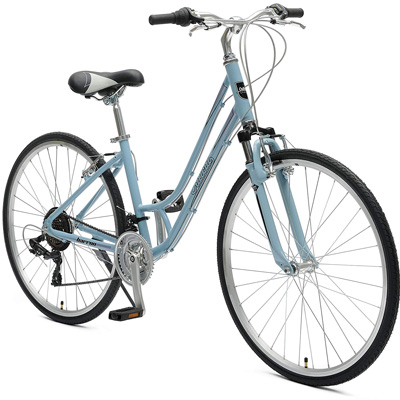 10. Critical Cycles Barron 21-Speeds Hybrid Bike