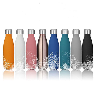 10 KINGSO Double Wall Water Bottle