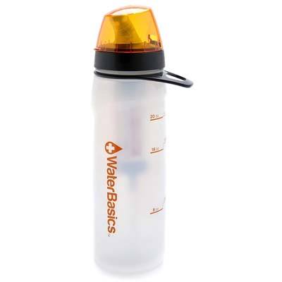 9. WaterBasics Filtered Water Bottle