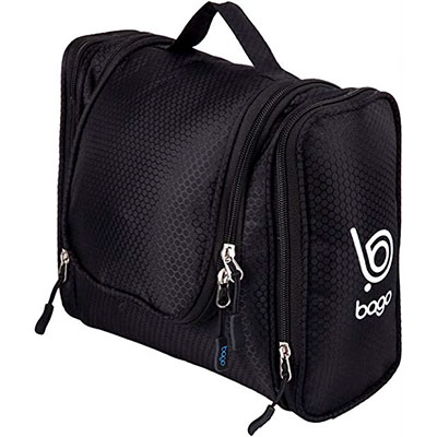 2. bago Hanging Toiletry Bag for Men & Women