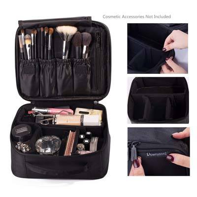 1. ROWNYEON Mini Makeup Train Case 9.8”