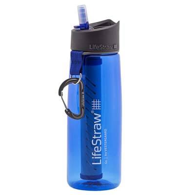 2. LifeStraw Water Bottles with 2-Stage Integrated Filter Straw