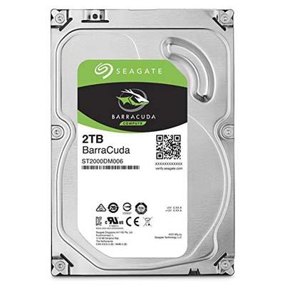 4. Seagate 2TB BarraCuda Internal Hard Drive (ST2000DM006)