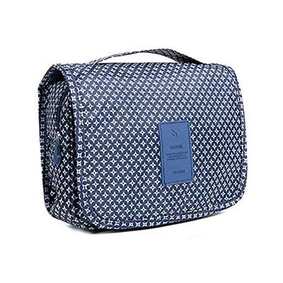 9. Halova Toiletry Bag for Women Girls, Dark Blue