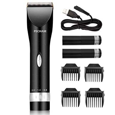 8. PECHAM Professional Cordless Hair Clippers Set