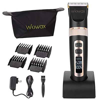 10. WOWAX Hair Clipper for Men, Professional Cordless Hair Clipper