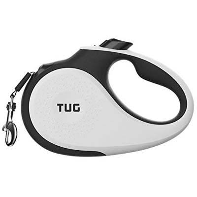 2. TUG Patented 360° Retractable Dog Leash with Anti-Slip Handle