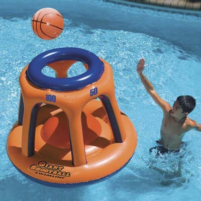 3. Swimline Giant Shootball Basketball Pool Game Toy