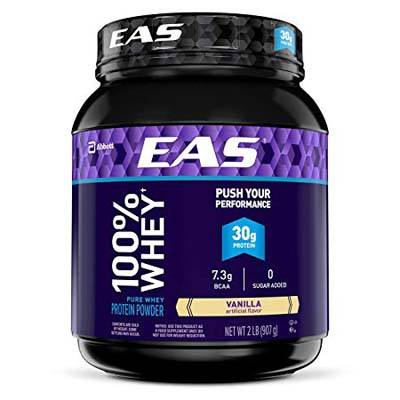 6. EAS 100% Pure Whey Protein Powder, 2lb