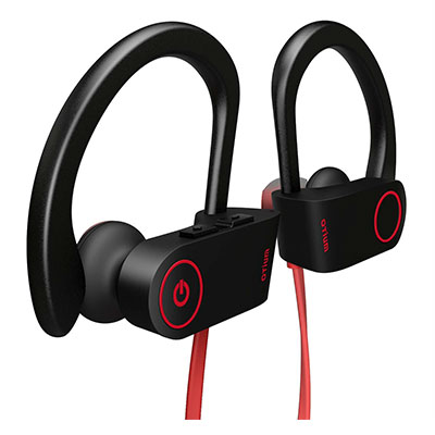 2. Otium Bluetooth Headphones w/Mic