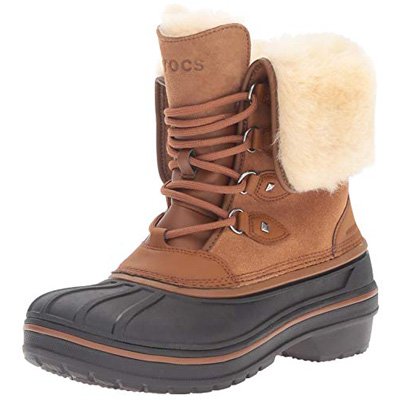 10. Crocs Women’s AllCast II Luxe Snow Boot