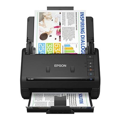 9. Epson WorkForce ES-400 Scanner for PC and Mac