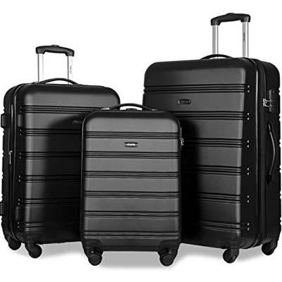 1. Merax Travelhouse Luggage Set 3 Piece