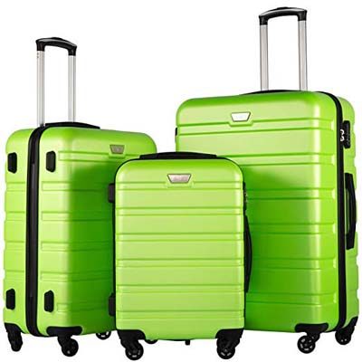 3. COOLIFE 3 Piece Set Luggage