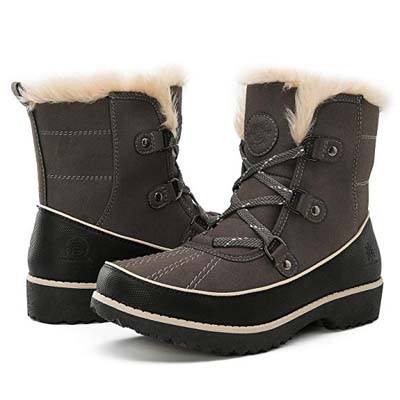 9. Global Win Women’s Fur Trek Winter Boots